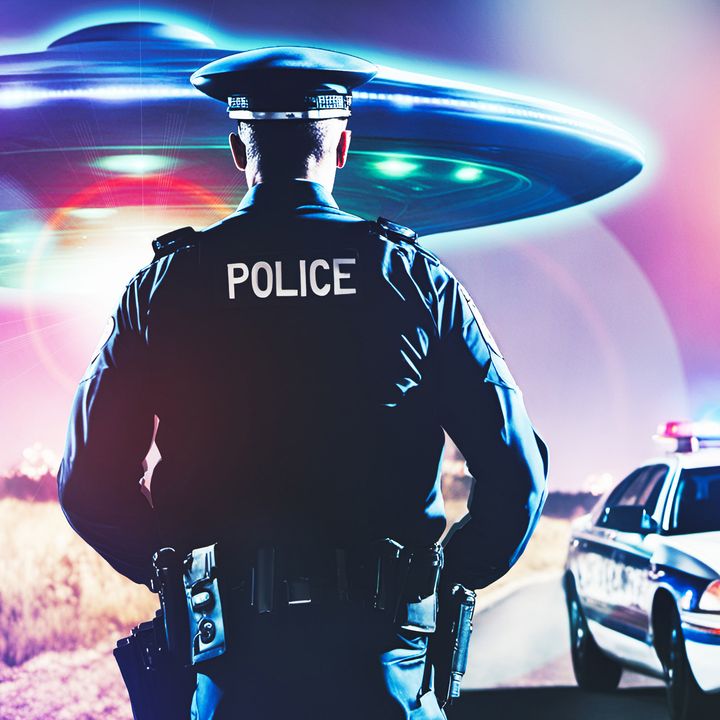 UFO Shuts Down Police Cruiser