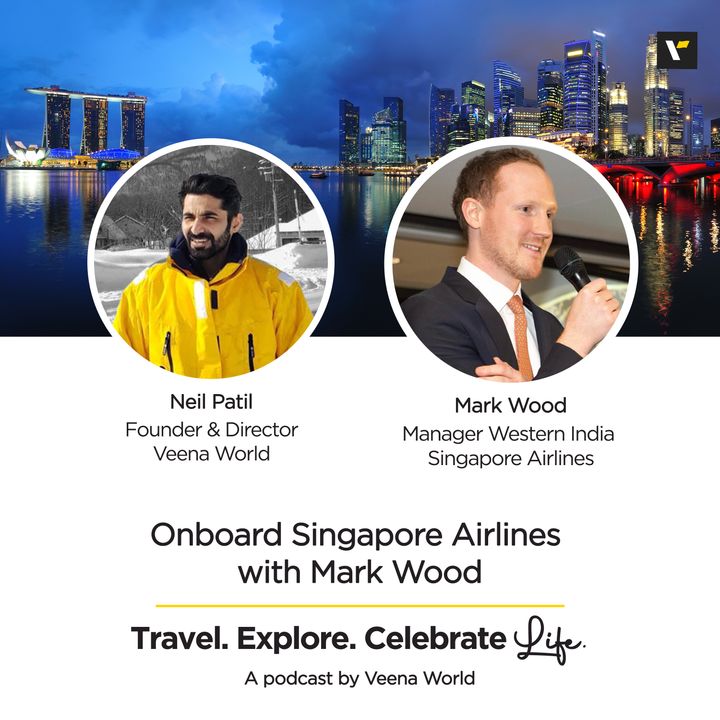 Onboard Singapore Airlines with Mark Wood | Veena World