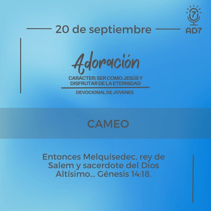 Cameo | Devocional de Jóvenes | 20 de septiembre 2023