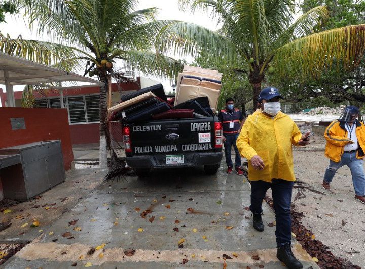 Cristobal deja daños en Quintana Roo