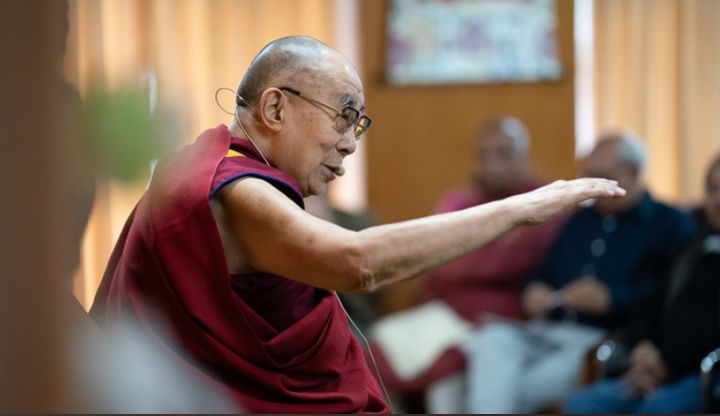 2019 Sua Santità il Dalai Lama in Delhi