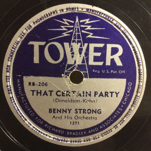 Benny Strong - that certain party my best girl show