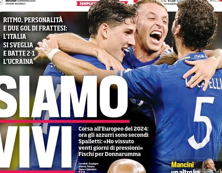 Rassegna stampa del 13 settembre 2023