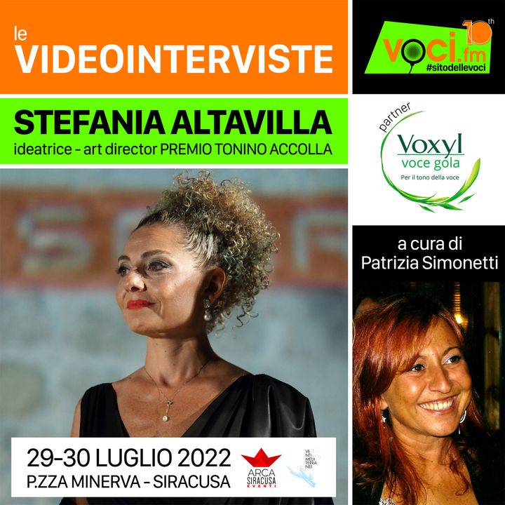 STEFANIA ALTAVILLA (anteprima Premio Accolla 2022)) su VOCI.fm - clicca PLAY e ascolta l'intervista