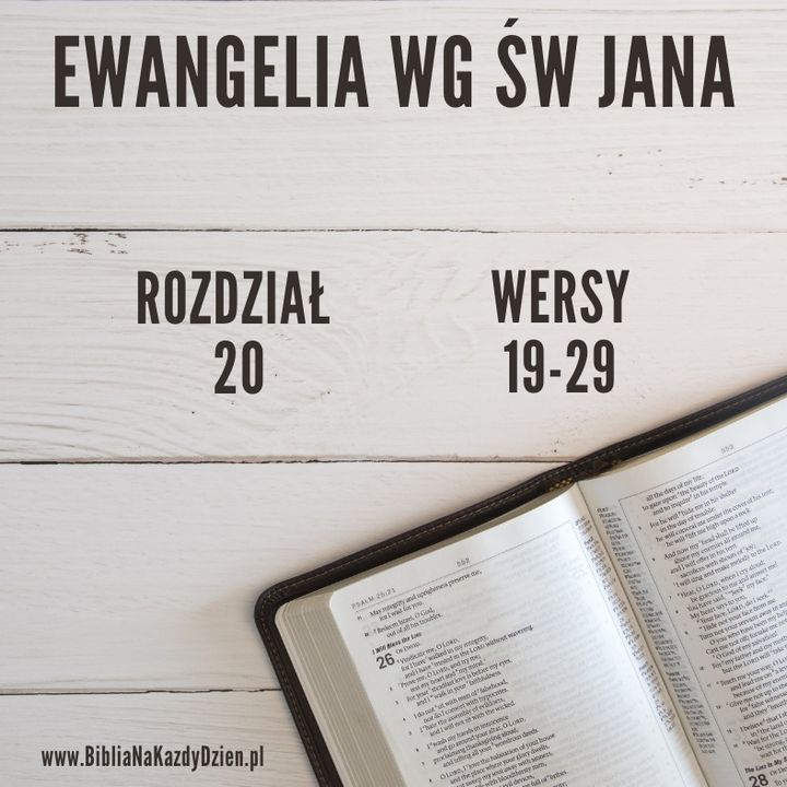 BNKD Ewangelia Jana - rozdzial 20 - wersy 19-20