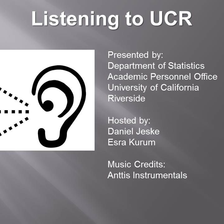 Listening to UCR