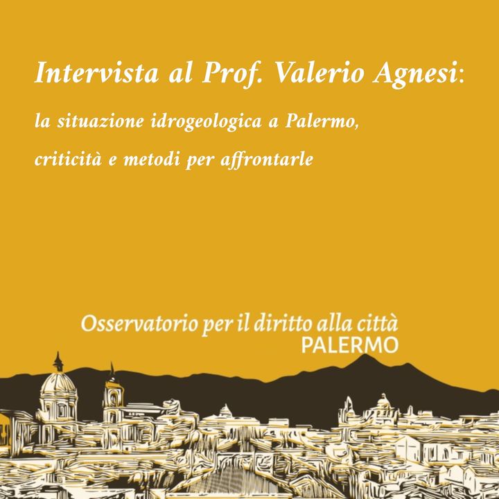 Valerio Agnesi: Palermo e l'acqua