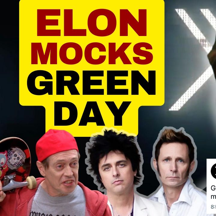 Elon Musk Mocks Establishment Shills Green Day