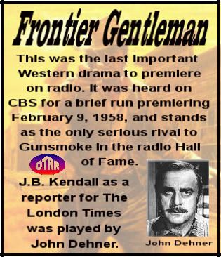 Frontier Gentleman - Remittance Man