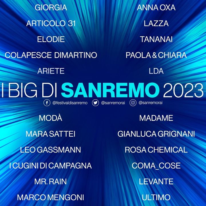 Sanremo 2023: Amadeus ha svelato i nomi dei 22 big in gara, tra loro c'è anche Giorgia, che ci offre lo spunto di ricordare "Tu mi porti su"
