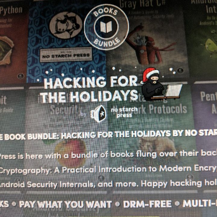 Humble Book Bundle: Hacking For The Holidays By No Starch Press