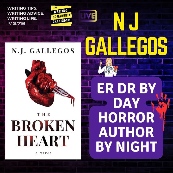 Dark Tales & Medical Marvels_ A Friday Chat with N.J. Gallegos, Horror Author & ER Physician! 📚🩹