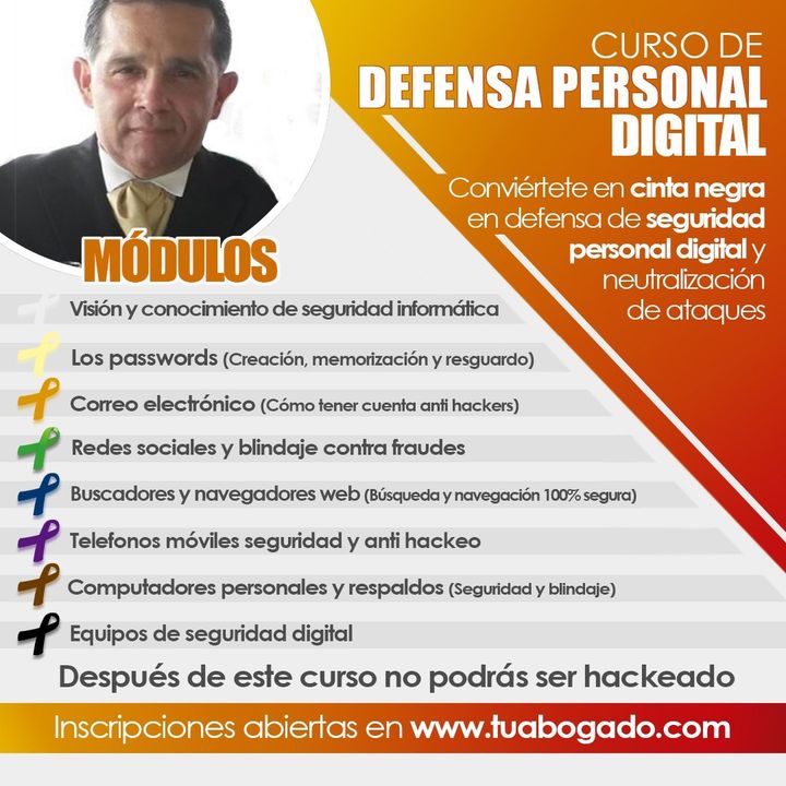 #Audio Curso de Defensa Personal Digital en Ciberespacio IT-NEWS.LAT Edgar rincón Entrevista a Raymond Orta