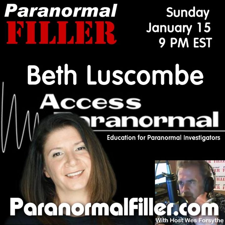 Beth Luscombe of Access Paranormal on Filler