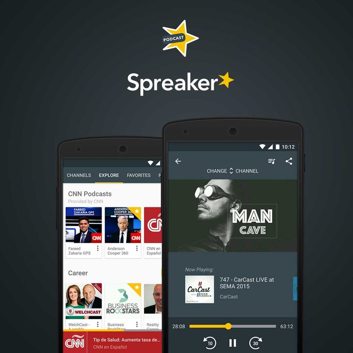 SLS53: Spreaker Podcast Radio Listening App for Android Review