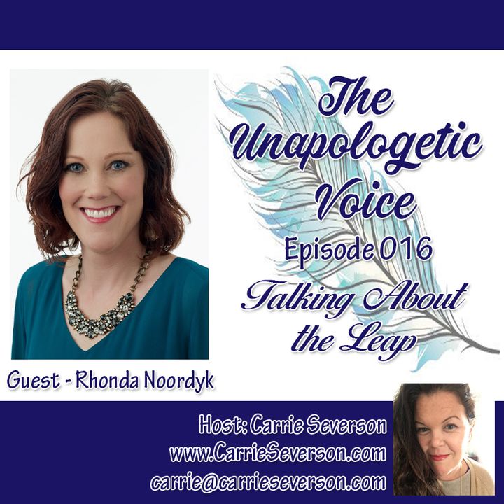 Talking About the Leap w/ guest Rhonda Noordyk | Episode 016
