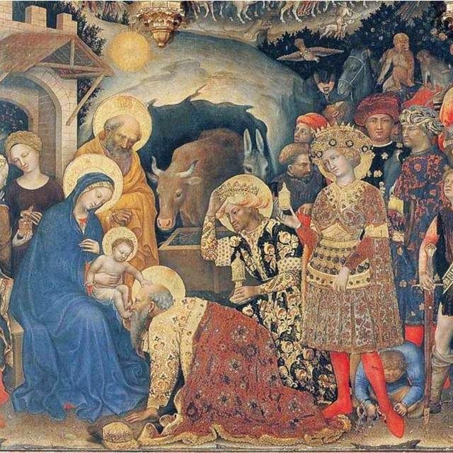 Cuda w Betlejem - na podstawie obrazu G. da Fabriano "Pokłon Trzech Króli"
