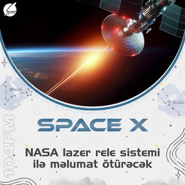 🚀 NASA lazer rele sistemi ilə məlumat ötürəcək !