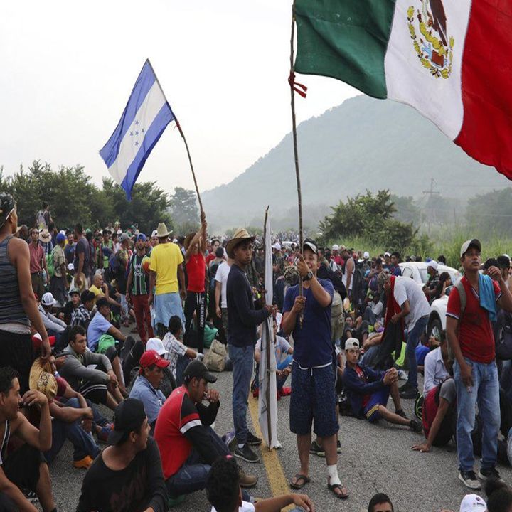 Una nueva caravana de migrantes partió este sábado desde Tapachula, Chiapas hacia el norte del país