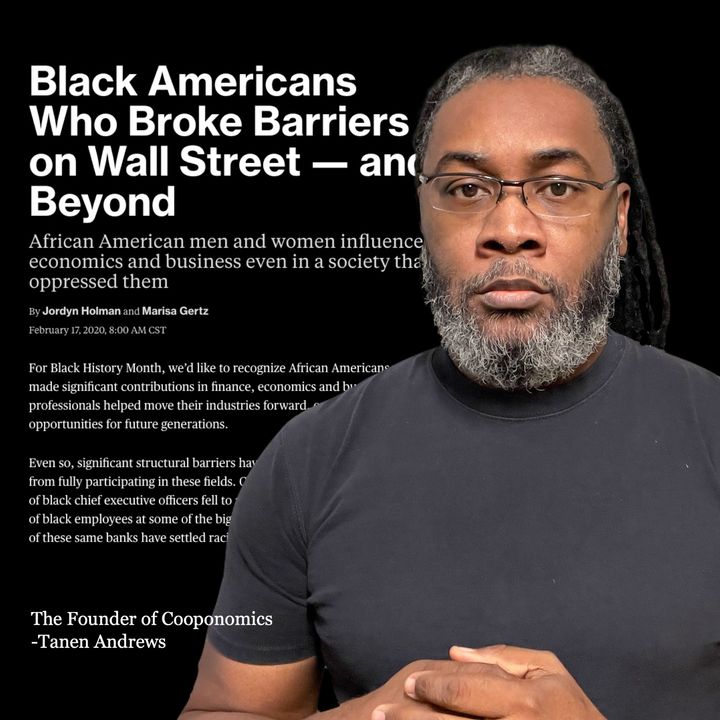 Black America, Cooponomics & Wall Street