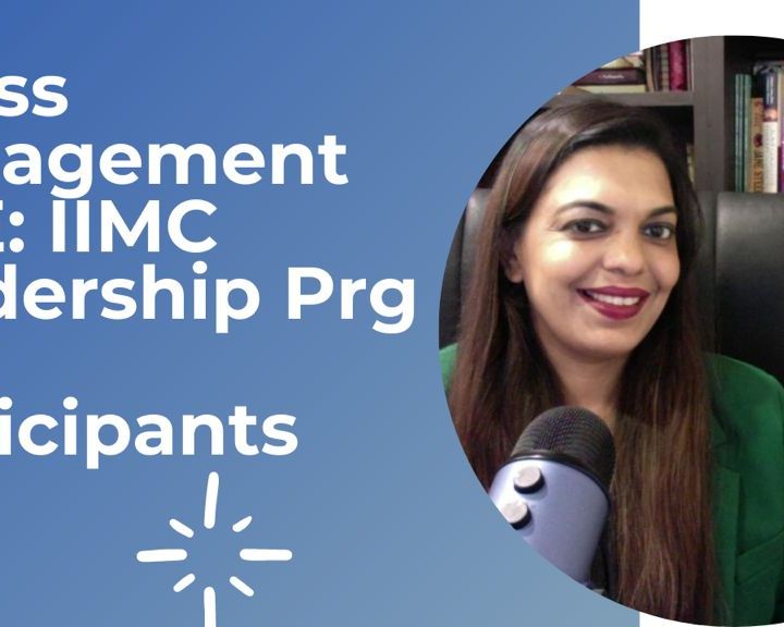 Stress Management:  Live IIMC Leadership Program 2021
