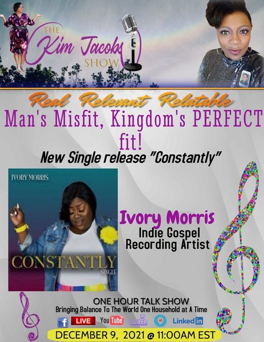 IVORY MORRIS -NEW RELEASE “CONSTANTLY” INTERVIEW