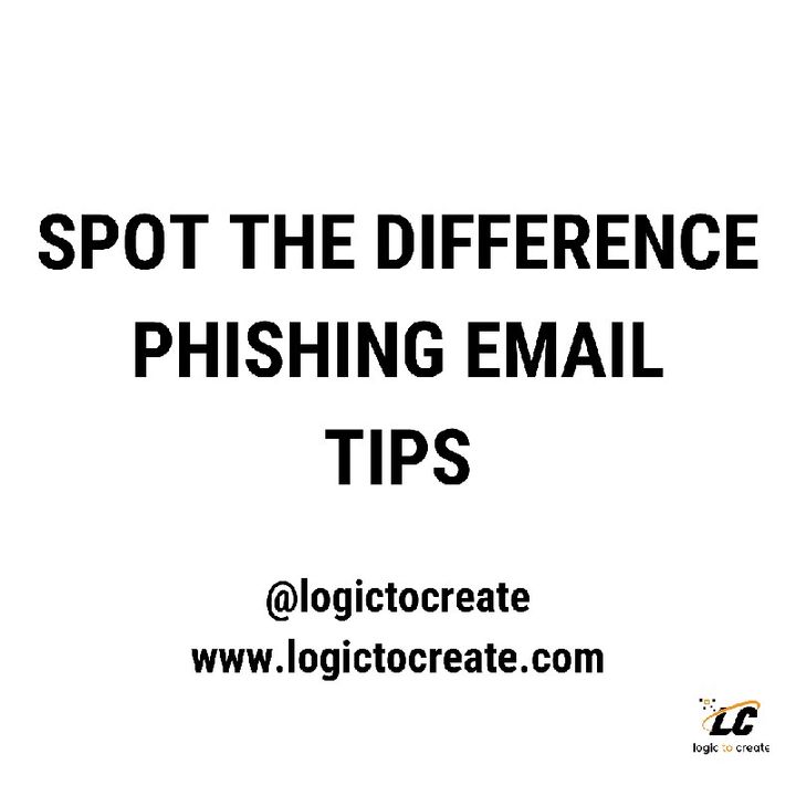 Spot The Difference - Phishing Email Tips
