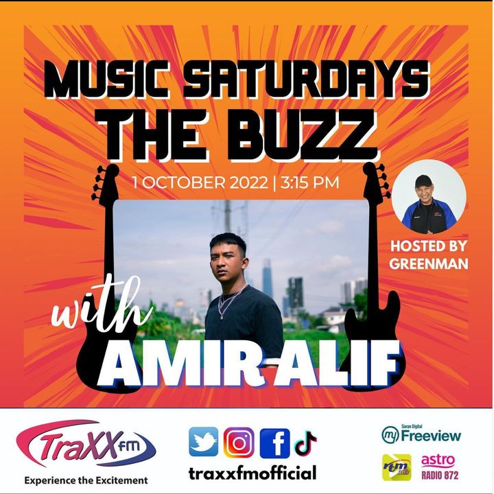 Music Saturdays The Buzz : Amir Alif | Saurday 1st October 2022 | 3:15 pm