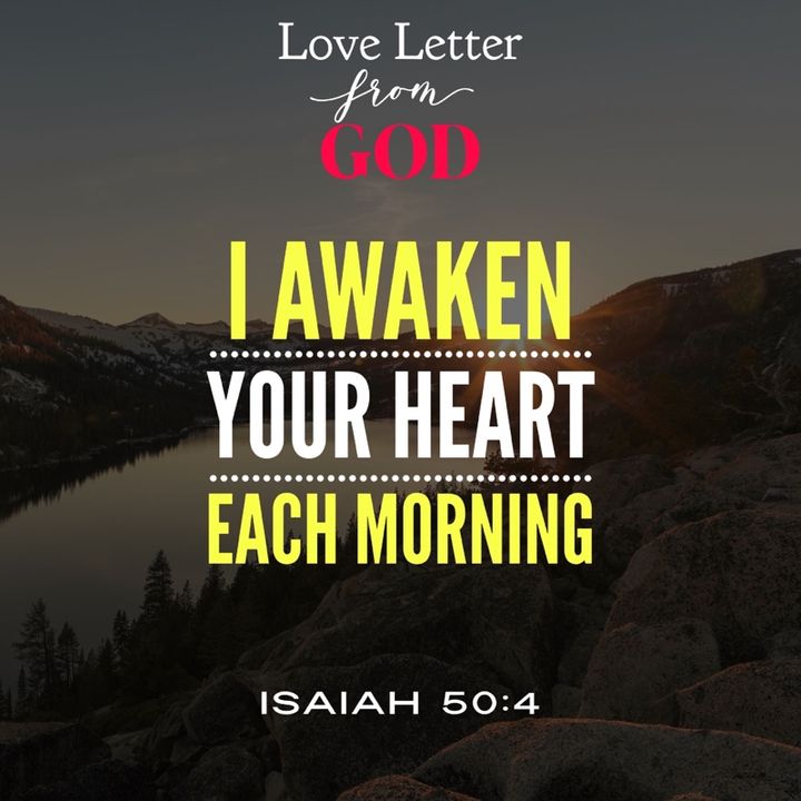 Love Letter from God - I Awaken Your Heart Each Morning