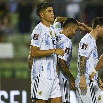 Gol de Argentina: Joaquín Correa 0-3