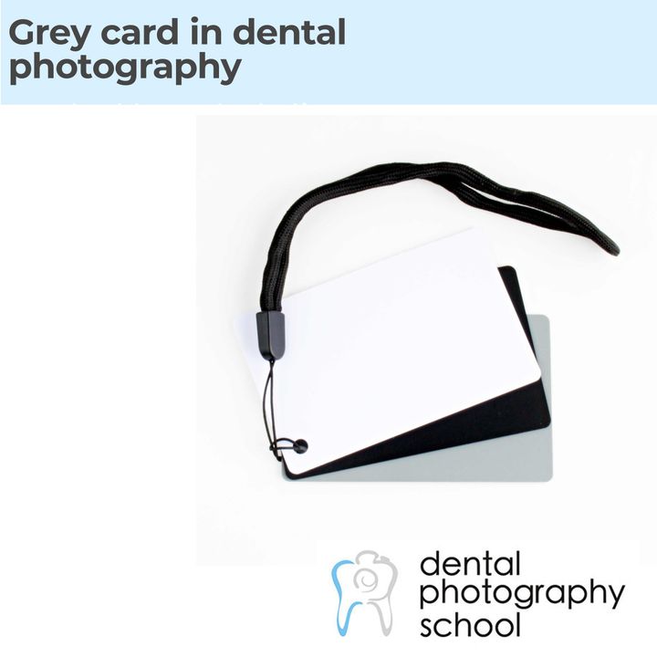Grey card in dental photography