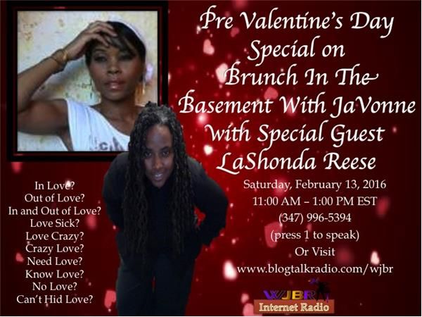 Pre Valentine's Day with LaShonda Reese on Brunch In The Basement with JaVonne