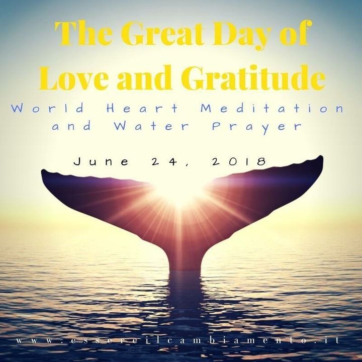 We are meditating and praying together for Mother Earth and for the Water 🌊💕🙏🏻sharing information and experience for a better world! 💗