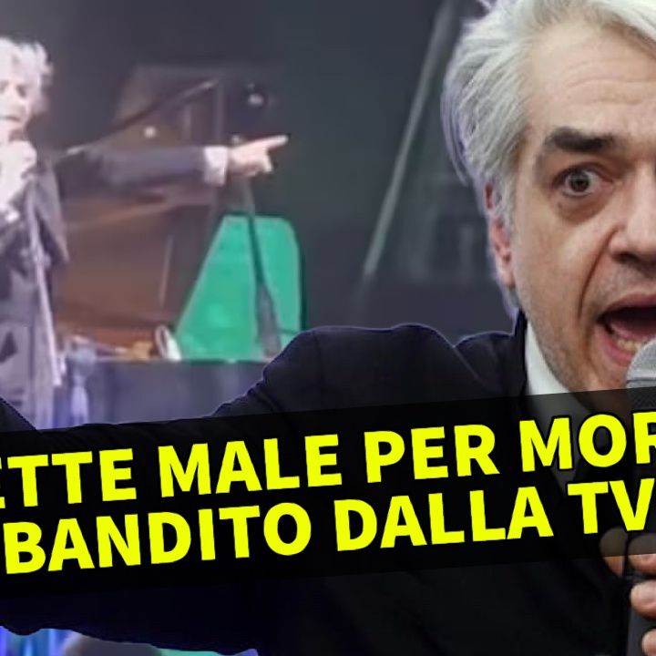Si Mette Male Per Morgan: Bandito Dalla Tv! 