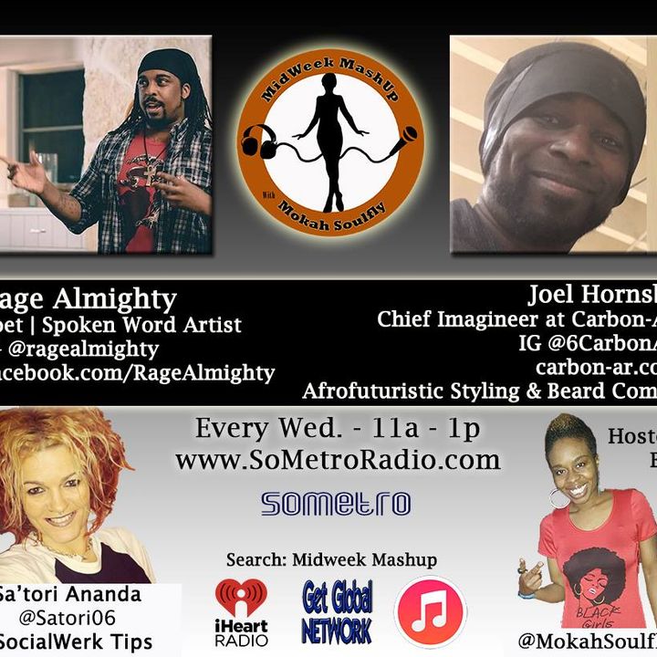 MidWeek MashUp hosted by @MokahSoulFly with special contributor @Satori06 Show 44 Feb 1 2017 Guest Rage Almighty and Jeff Hor