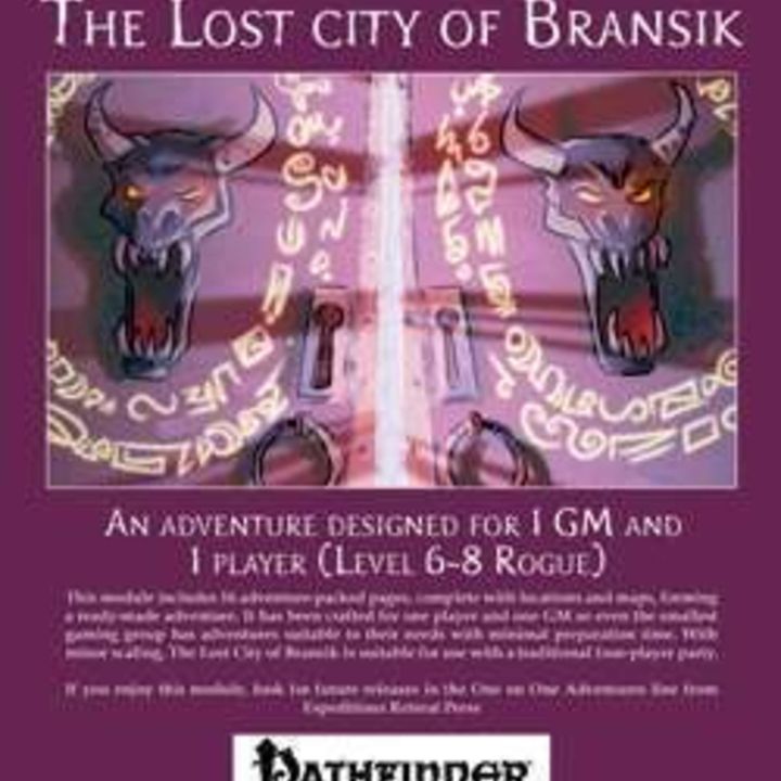 One on One Gaming - The Lost City of Bransik: Part One