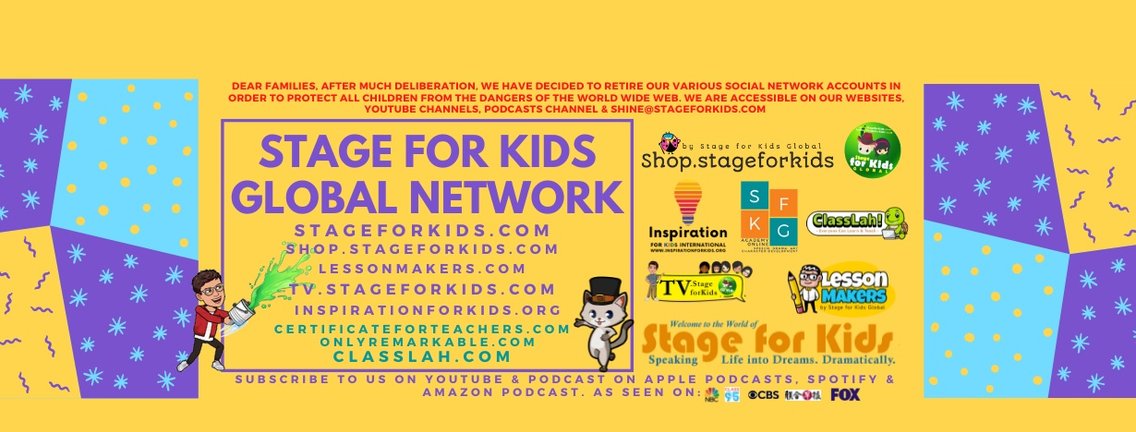 Welcome to Stage for Kids Global Podcast - Cover Image