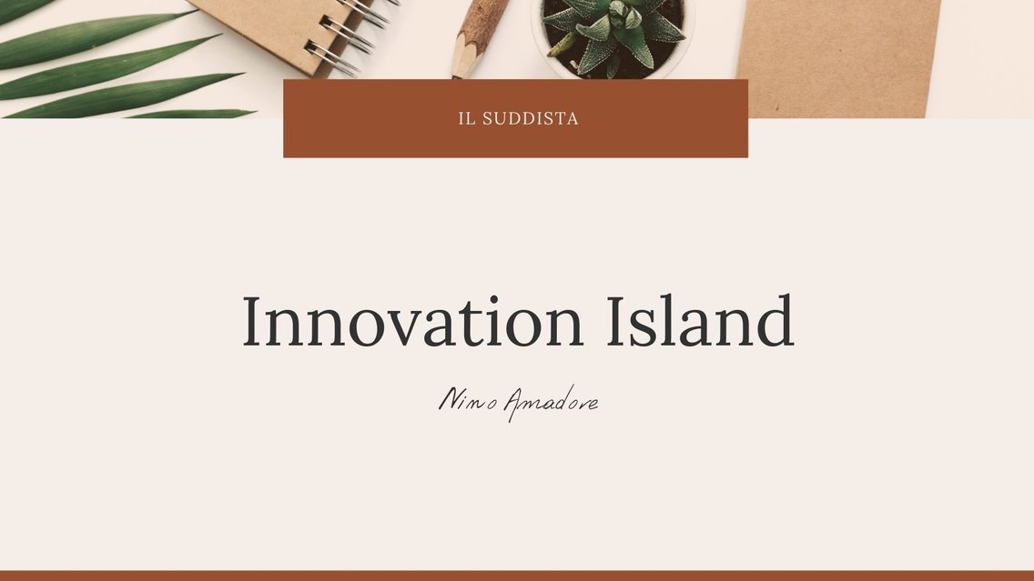 Innovation island - Cover Image