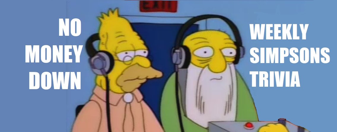 No Money Down Podcast (Simpsons Trivia) - immagine di copertina
