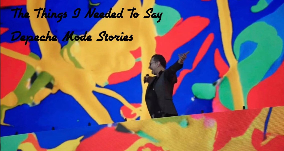 The Things I Need To Say -Depeche Mode Stories - Cover Image