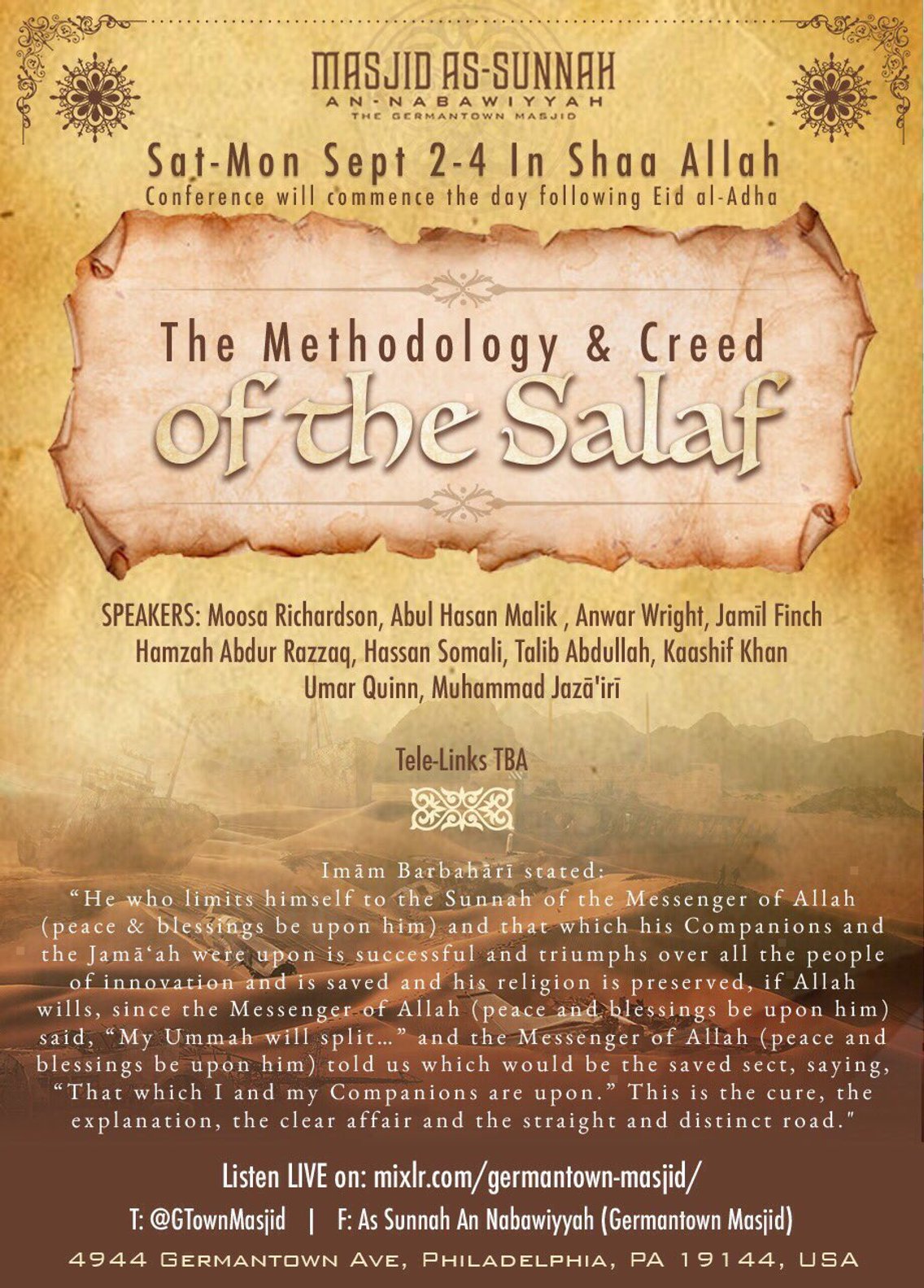 Methodology & Creed of the Salaf - Cover Image