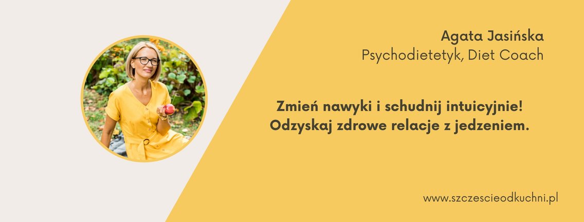 Psychodietetyk Agata Jasińska |Szczęście od Kuchni - Cover Image