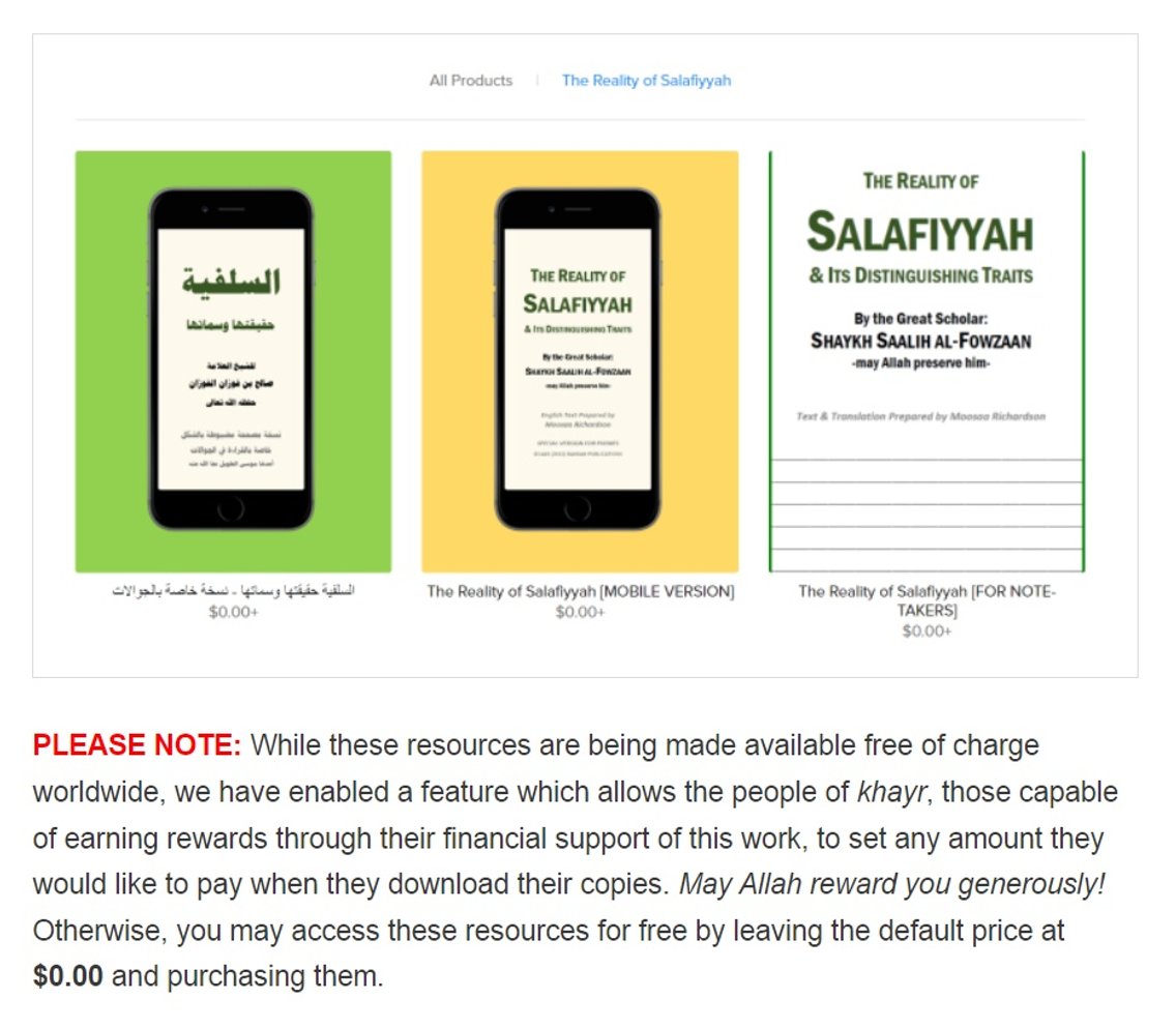 Reality of Salafiyyah - Cover Image