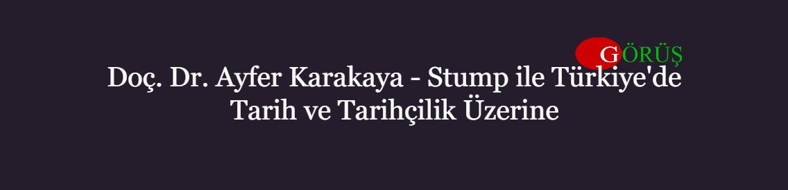 Doç. Dr. Ayfer Karakaya - Stump - Cover Image