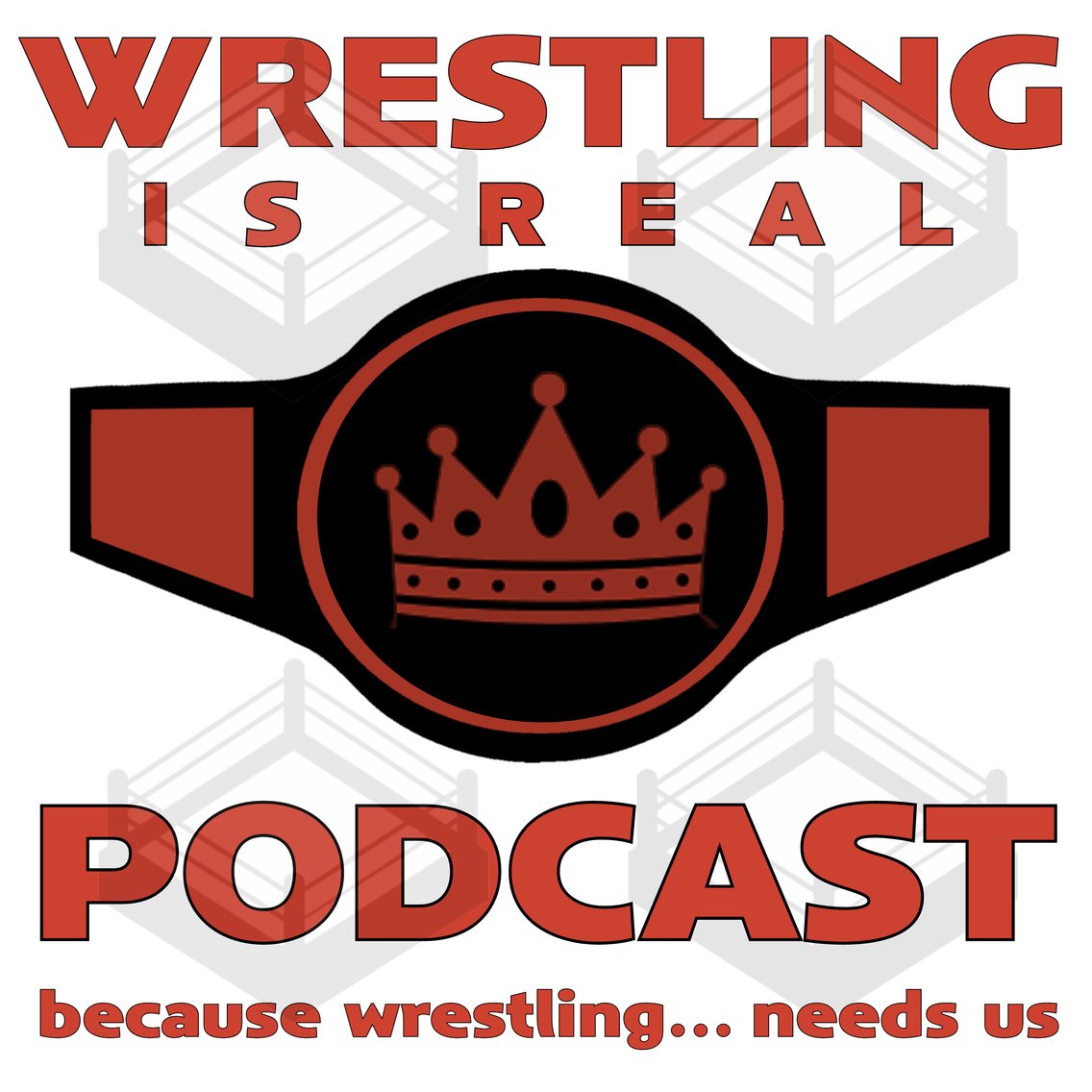 Wrestling Is Real Wrestling Podcast - Cover Image